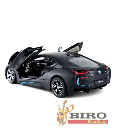 RS Mașină RASTAR Die cast 1:24 BMW i8, neagră, 60586